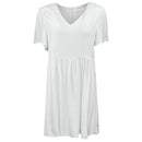 Дамска ежедневна рокля PEPE JEANS, в бял цвят, лека материя със средна дължина, среден ръкав. Размер М 