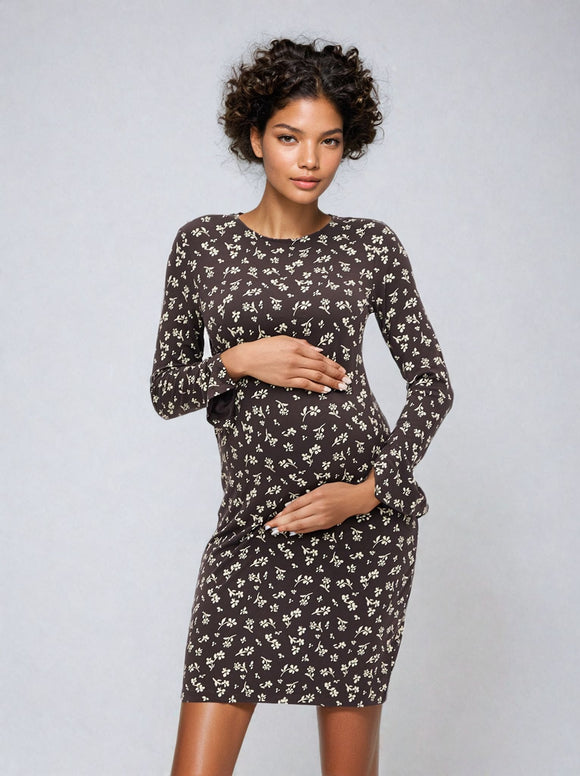 Дамска къса рокля за бременни MAMALICIOUS