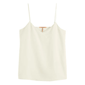 Дамски топ с презрамки SCOTCH&SODA в бежово - 0