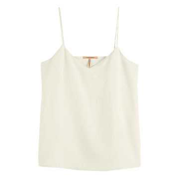 Дамски топ с презрамки SCOTCH&SODA в бежово - 0