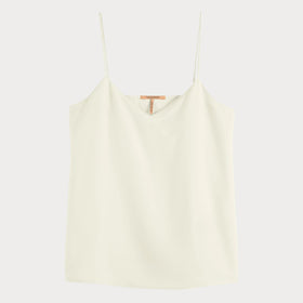 Дамски топ с презрамки SCOTCH&SODA в бежово