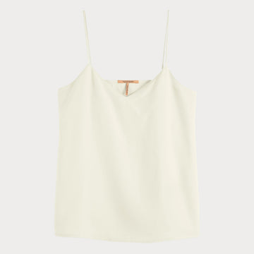 Дамски топ с презрамки SCOTCH&SODA в бежово