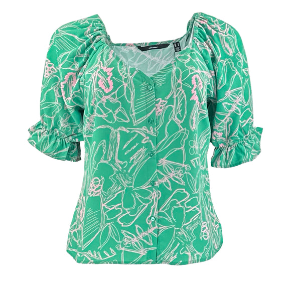 Дамска риза с къс ръкав Vero Moda