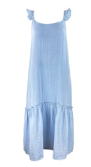 Дамска лятна рокля Y.A.S в синьо-2