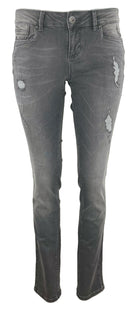 Сиви дамски дънки slim fit Tom Tailor-1