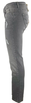 Сиви дамски дънки slim fit Tom Tailor-2