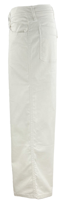 Дамски бели дънки с широки крачоли Levis - 0