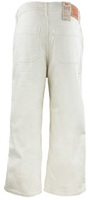 Дамски бели дънки с широки крачоли Levis-3