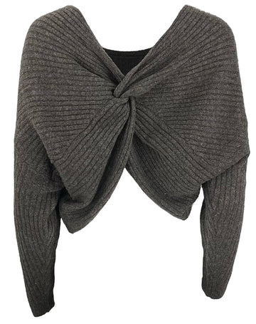 Дамски пуловер с вълна PIECES - 0