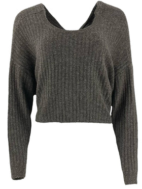 Дамски пуловер с вълна PIECES