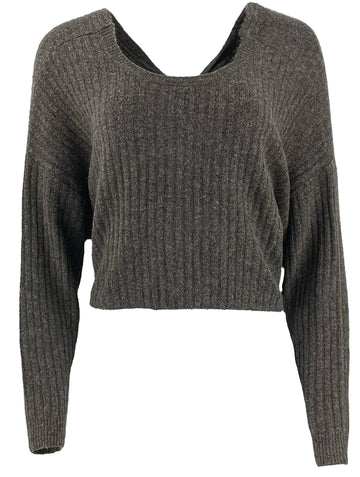 Дамски пуловер с вълна PIECES