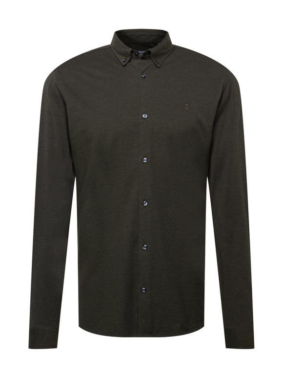 Мъжка риза Jack&Jones в тъмно зелено