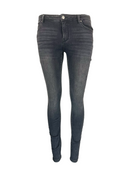 Вталени дамски дънки в черно LYDIA-1