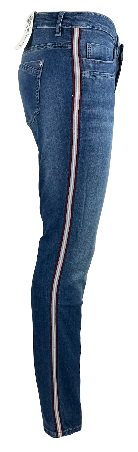 Вталени сини дамски дънки Alexa