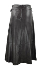 Дамска кожена пола Mango-2