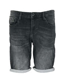 Мъжки къси дънки в черно Tom Tailor-1