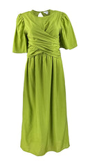 Зелена дамска дълга рокля с цип в зелено Vero Moda AWARE