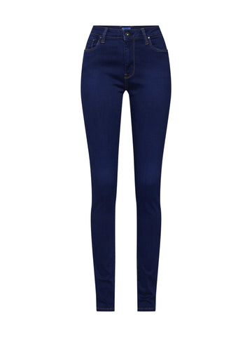 Вталени дамски дънки в тъмно синьо Pepe Jeaans